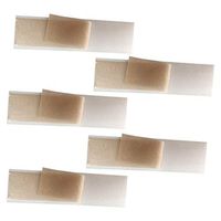 SUPVOX 5pcs Silicone Scar Sheet Recovery Scar Treatment Sheets Adhesive Fabric Strip For Surgery Burnacne C-Section