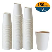 Paper Cups, 150 Pack 8 Oz Paper Cups, Paper Coffee Cups 8 Oz, Hot Cups Paper Coffee Cups Paper Cups 8 Oz Water Paper Cups Paper Coffee Cups 8 Oz Coffee Cups 8 Oz Paper Cups Water Cups Paper Cups