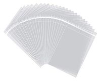 Clear Resealable Cellophane Bags 200 Cello Bags with Adhesive Flap for Cookies, Candy, Photos, Gifts (5" x 7")