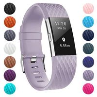 ZEROFIRE Bands Compatible for Fitbit Charge 2, Replacement Adjustable Sport Bands for Charge 2 Heart Rate Fitness Wristbands, Women Men, Small and Large