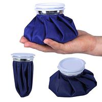 Ice Cold Pack Reusable Ice Bag Hot Water Bag for Injuries, Hot & Cold Therapy and Pain Relief (M, 9")