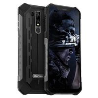 Rugged Phones Unlocked, Ulefon Armor 6E IP68 Waterproof Cell Phone Android 9 Helio P70 4GB+64GB 6.2 inch 19:9 FHD+ 5000mAh Dual Camera Global Dual 4G, US Plug Face ID+UV Sensor, NFC+GPS(Black)
