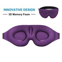 Sleep Mask for Women Men, Eye mask for Sleeping Deep 3D Contoured Cup Blindfold, Concave Molded Night Sleep Mask, Block Out Light, Adjustable Eye Pillow Soft Comfort Eyeshade Cover for Yoga Meditation