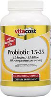 Vitacost Probiotic 15-35 - 35 Billion CFU** -- 240 Vegetarian Capsules by Vitacost Brand