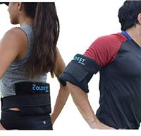 The Coldest Ice Pack - (Half-Size: 6.5" x 11") Two Professional Cold Packs Reusable Compress (Therapy for Pain and Injuries of Knee, Shoulder, Foot, Back, Ankle, Neck, Hip, Elbow) - 2 Pack