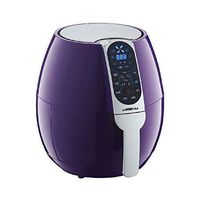 GoWISE USA GW22651 3.7-Quarts Programmable Air Fryer with 8 Cook Presets (Plum), Qt