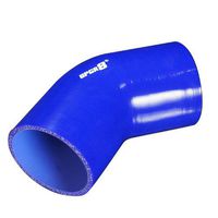 Upgr8 Universal 4-Ply High Performance 45 Degree Elbow Coupler Silicone Hose (3.5"(89MM), Blue)