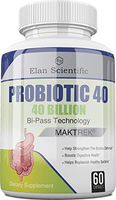 Boost Your Immune System with 40 Billion Units of Probiotics for Women, Probiotics for Men and Adults, Complete Shelf Stable Probiotic Supplement with Digestive Enzymes; 60 Capsules