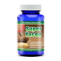 Super Yacon 1000 for Weight Loss Support 60 Capsules - 100% Pure Yacon Extract Raw - Yacon Capsules Support Healthy Digestion and Is a Source of Prebiotics (Syrup Alternative) by Super Yacon 1000