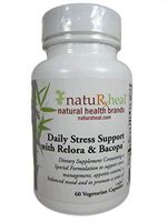 Daily Stress Support with relora & Bacopa 60 Vegetarian Capsules