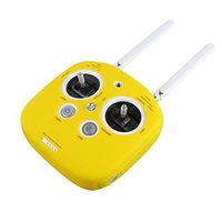 EACHSHOT Silicon Protective Case Cover for DJI Phantom 3 Inspire 1 Remote Controller Matrice100 (Yellow)