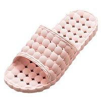 Shower Slipper, Quick Drying Non-Slip Slippers, Bathroom House and Pool Sandals, in-Door Slipper for Gym, Soft Sole Pink