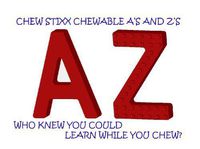 CHEW STIXX CHEWABLE A's and Z'S Oral Motor Chews