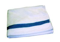 Rubbermaid Commercial Products HYGEN Sanitizer-Safe Microfiber Foodservice Cleaning Cloth, Blue Stripe (24 count)