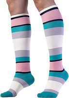 Trtl Compression Socks (Large, New York) - Gentle Graduated Compression (15-20mmHg), Comfort and Hugs The Natural Curves of Your Legs and Feet