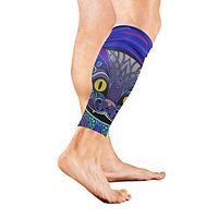 Calf Guard Sleeves Fairy Tale Alice Cat Sports Calves Guards Sleeves for Running, Basketball, Baseball, Football