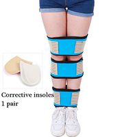 Leg Correction Device, XO-Type Leg Correction Belt, 3 Kits Available O Form X Legs Form Correction Band One Size Fits All,Blue