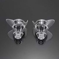 Sala-Deco - 2 Pair Soft Silicone Ear Plugs Ear Protection Reusable Professional Music Earplugs Noise Prevention For Travel Sleep Sport