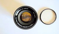 Petri C.C Auto 55mm f/1.8 Film Camera lens -- EXC