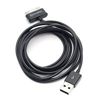 Aduro Samsung Galaxy Tablet Extra Long USB Charge & Sync Data Cable (6.5 feet) USB to 30 Pin, Galaxy Tab 7-Inch, 8.9-Inch,10.1-Inch