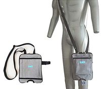 BIHIKI Incontinence Kit,Urinary Catheter Bag Ostomy Bag Holder,Bladder Ostomy Elderly Drainage Bag Care Package with Adjustable Shoulder Strap for Home,Travel,Wheelchair,Bed (A, 1500ML)