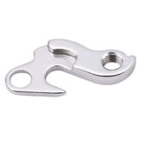 Meolin Bike Rear Derailleur Tail Hook Silver Type,Stainless steel,2.481.2in