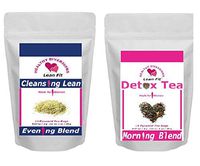 LEANFIT 14 daysTeatox Detox Tea Laxative Free 28 Days Made for Woman Teatox Evening Blend Cleansing Tea,Green Tea Leaves,Reduce Bloating Release Toxins,Boost Metabolism