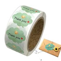 Thank You Stickers,600pcs Adhesive Label Stickers,Roll Round Sticker, Decorative Sealing Labels Coated Paper Adhesive Stickers for Weddings Birthday Business Christmas Gifts Boutique Bags (ROLL.1)