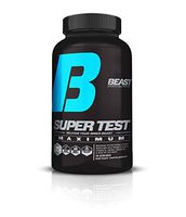 Beast Sports Nutrition - Super Test Maximum Caps - Clinically Dosed with 5 Powerful Test Boosters - Build Muscle and Lose Fat Easier & Faster- Increase Nitric Oxide & Boost Libido- 120 Capsules