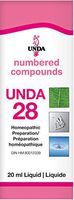 UNDA - UNDA 28 Numbered Compounds - Homeopathic Preparation - 0.7 fl. oz.