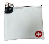 Medication Safety Bag Combination Keyed Lock (White)