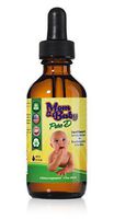 Mom & Baby Pure Vitamin-D - Best Liquid Vit D Supplement - Perfect Potency Natural Vitamin D for Breastfeeding Babies – 400 IU Vitamin-D3 Per Drop - Best Absorption for all the family - 2oz bottle