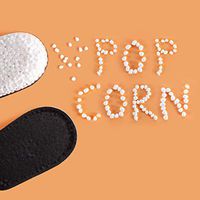 Heel Cushions Gel Heel Pads Heel Inserts Heel Cups with Massaging Gel Advanced All-Day Popcorn Shock Absorption and Cushioning to Relieve Plantar Fasciitis Heel Discomfort and Shock Absorbing Support