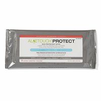Medline AloeTouch Protect Skin Protectant Cleansing Cloth Wipes, 216 Count, with Dimethicone, Unscented, 8 x 8 inch Adult Incontinence Wipes