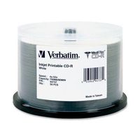 94737 Verbatim MediDisc 94737 CD Recordable Media - CD-R - 52x - 700 MB - 50 Pack Spindle - Inkjet Printable