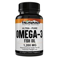 Superior Quality Fish Oil Omega 3 1200 MG EPA - DHA, Strongly Supports Cognitive Health and Cardiovascular Function