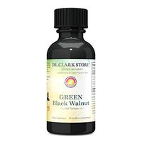Dr. Clark Parasite Cleanse Green Black Walnut Hull Tincture - Extra Strength Formula Original Dietary Supplement - Supports Healthy Intestinal Environment - 2 fl. oz. (60 cc.)