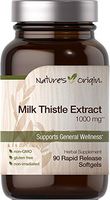 Nature's Origin Milk Thistle Extract 1000 mg-90 Rapid Release Softgels