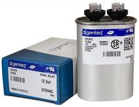 FAST SHIPPING! Capacitor Oval Original GE/Genteq 12.5 uf MFD 370 volt 97F9003 (replaces old GE# 27L572, Z97F9003, P2911253), 12.5 MFD at 370 volts