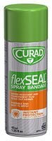 Curad Flex Seal Spray Bandage, Water Resistant, Transparent, for Cuts and Scrapes, 40 mL (Pack of 24)