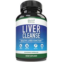 Liver Cleanse & Detox Supplement Formula - Milk Thistle Extracts Silymarin, Beet, Artichoke, Dandelion, Chicory for Enhanced Liver Support and Health
