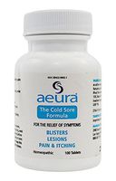 Aeura - The Cold Sore Formula - Cold Sore Outbreak Relief & Prevention - Safe & Effective, All-Natural Tablets