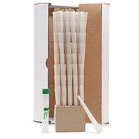 RAW Pre Rolled Cones Organic King: 200 Pack - King Size Hemp Rolling Papers with Filters – Slow Burning RAW Cone Made of Pure Hemp – Includes Green Blazer Doob Tube