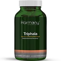 Harmony Nutraceuticals Triphala Capsules - Triphala Herbal Formula for Natural Digestive Support, Fighting Body Infections, Improving Blood Circulation. Digestive Supplements