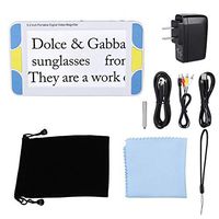 Redxiao Electronic Visual Aid Magnifier, 5.0in 800 x 480 Super Large HD Display Screen with Voice Function Music Playback Storage Function for Middle-Aged and Other Visually Impaired Groups(#2)