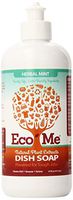 Eco Me Natural Environmentally Friendly Sudsing Liquid Dish Soap, Healthy Herbal Mint Scent, 16 Fluid Ounce