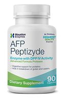 Houston Enzymes – AFP Peptizyde – 90 Capsules – Professionally Formulated Enzyme Combination with DPP IV Activity – Supports Protein Digestion – Increases Breakdown of Casein & Gluten Proteins