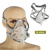 Denshine Full Face Mask for Sleep with Free Adjustable Headgear (M)