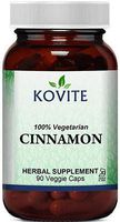 Kovite Organic Cinnamon - 90 Vegetable Capsules