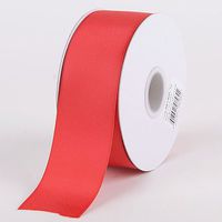 Double Faced Satin Ribbon, 2-1/2-Inch, 50 Yards (Red)